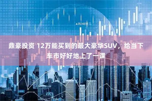 鼎豪投资 12万能买到的最大豪华SUV，给当下车市好好地上了一课